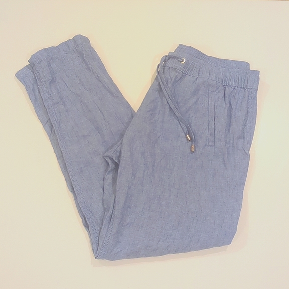 Lilly Pulitzer Taron Mid-Rise Linen Pant Size L - Picture 3 of 6